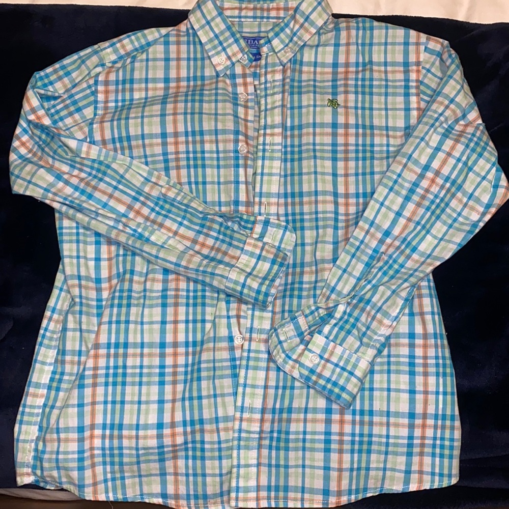 Boys plaid dress shirt, j. bailey sz 10
